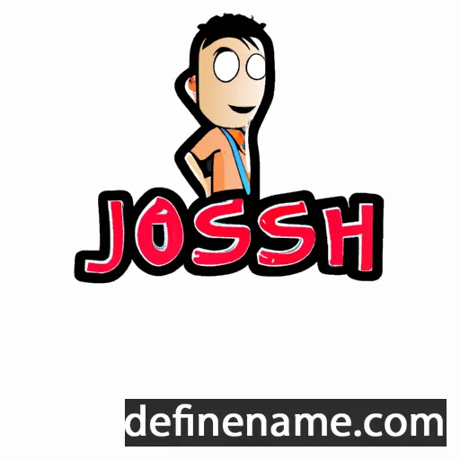 cartoon of the name Joshi