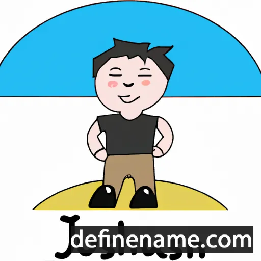 cartoon of the name Joshuan