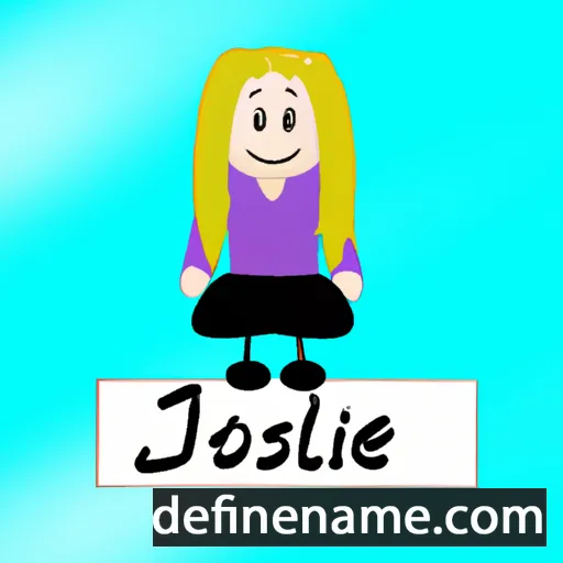 cartoon of the name Josiele