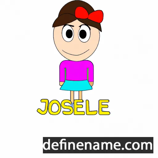 cartoon of the name Josieli