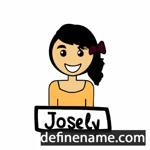 cartoon of the name Josiely