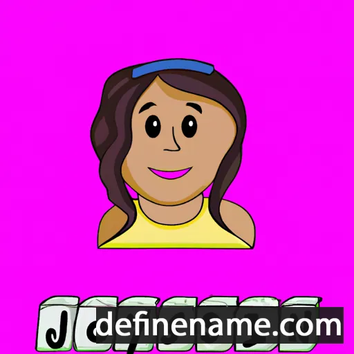 cartoon of the name Joslynn