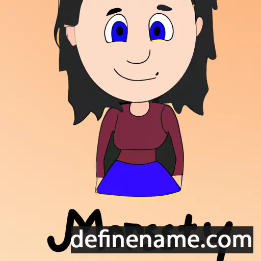 cartoon of the name Josmary