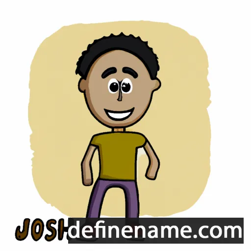 cartoon of the name Jósúa