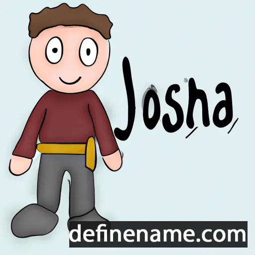 cartoon of the name Jošua