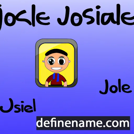 cartoon of the name Josuel