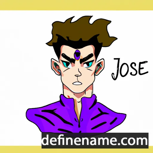 cartoon of the name Josuke