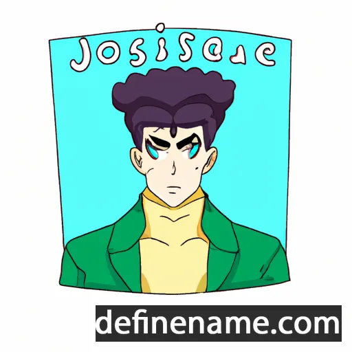 cartoon of the name Josuke