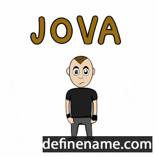 cartoon of the name Josva