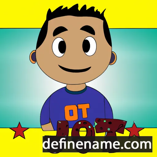 cartoon of the name Jota