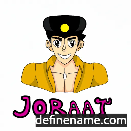 cartoon of the name Jotaro