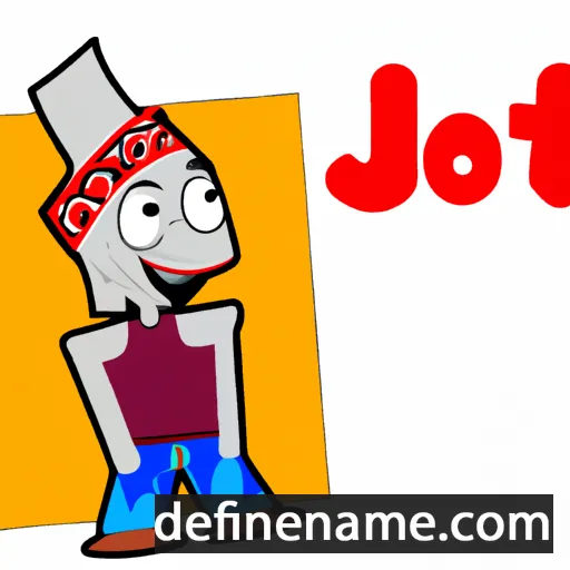 cartoon of the name Joti