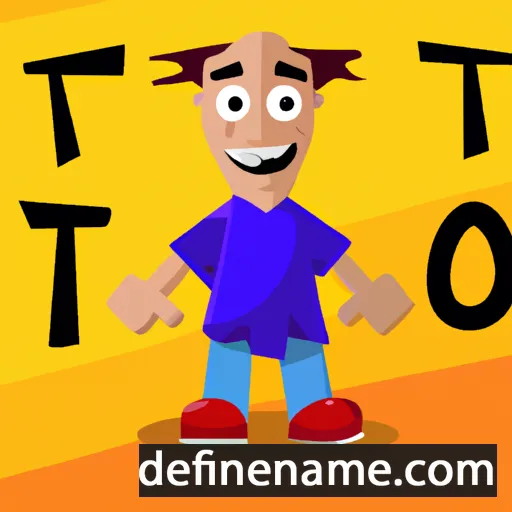 cartoon of the name Joto