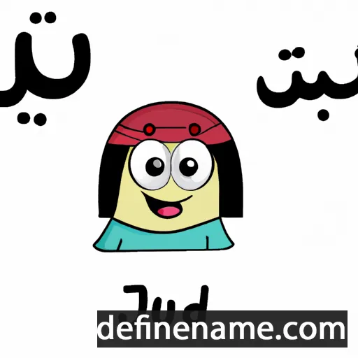 cartoon of the name Joud