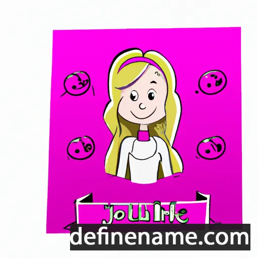 cartoon of the name Jouline