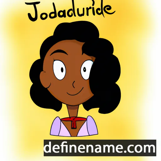 cartoon of the name Jourdaine