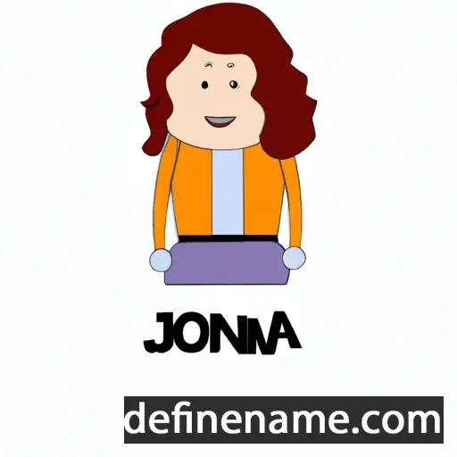 cartoon of the name Journa