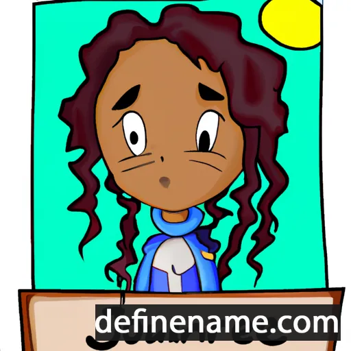 cartoon of the name Journei