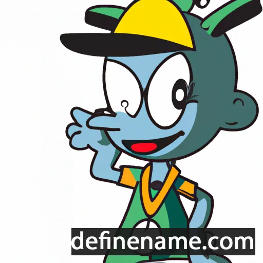 cartoon of the name Jouwee