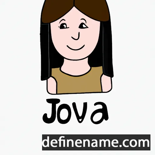 cartoon of the name Jována