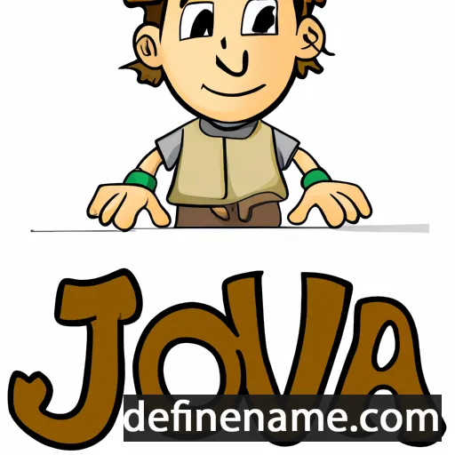 cartoon of the name Jova