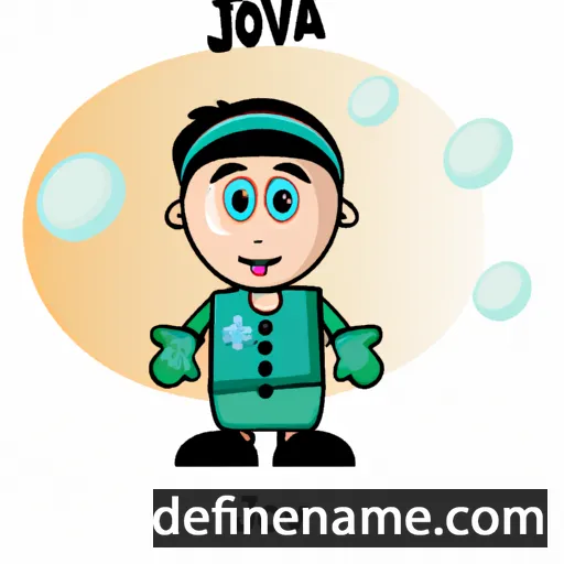 cartoon of the name Jova