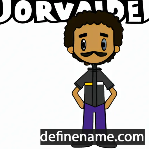 cartoon of the name Jovandre