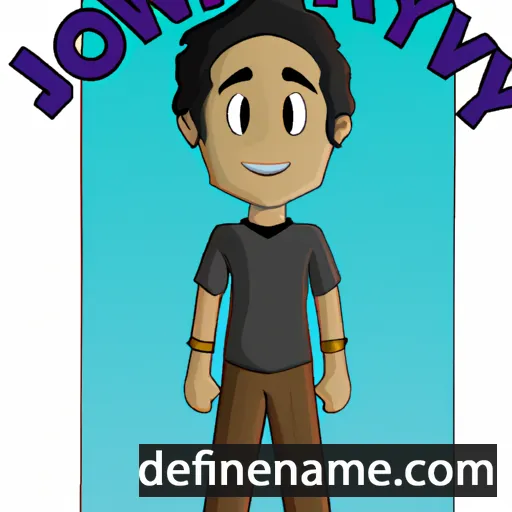 cartoon of the name Jovanny