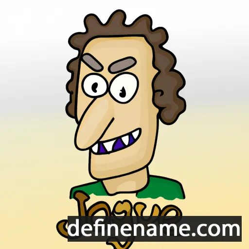 cartoon of the name Joveig