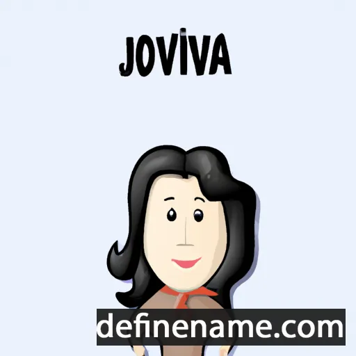 cartoon of the name Jovina