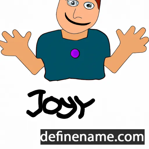 cartoon of the name Jovy