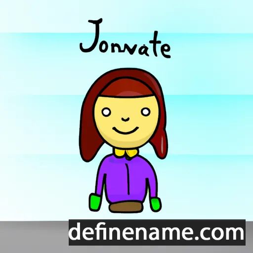 cartoon of the name Jowanet