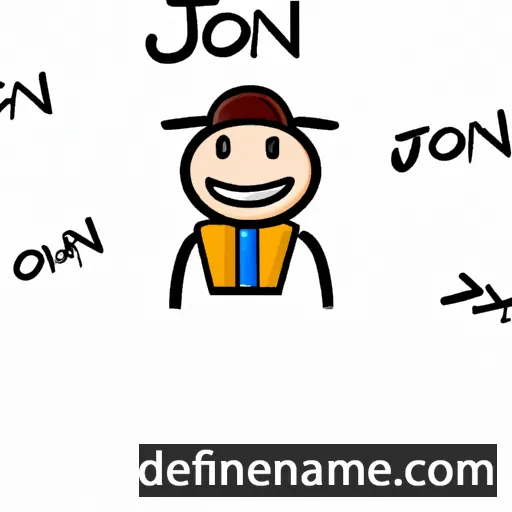 cartoon of the name Joxin