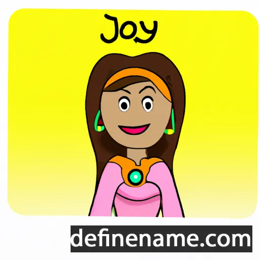 cartoon of the name Joya