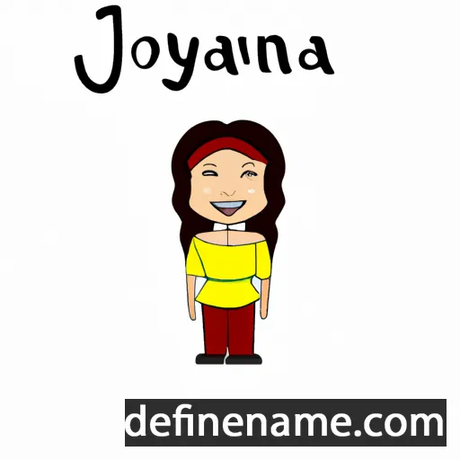 cartoon of the name Joyanna