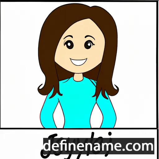 cartoon of the name Joycelin