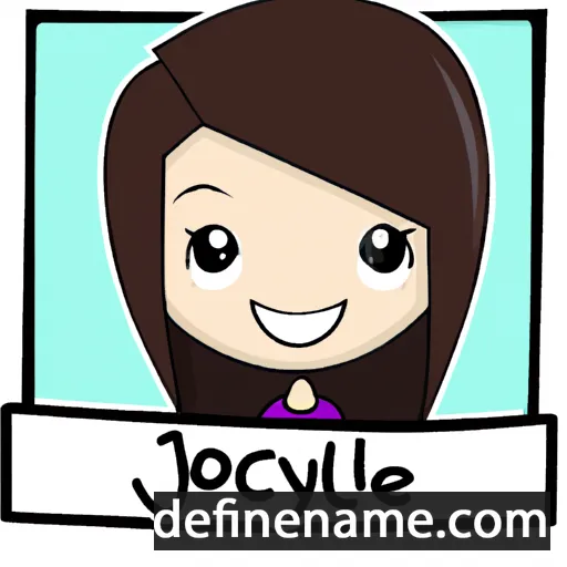 cartoon of the name Joycelyn