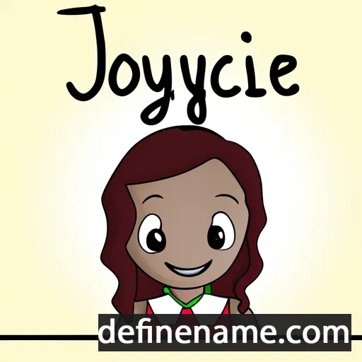 cartoon of the name Joycelyne