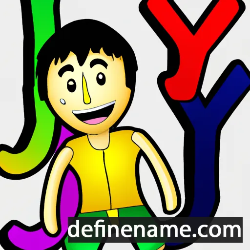 cartoon of the name Joyo