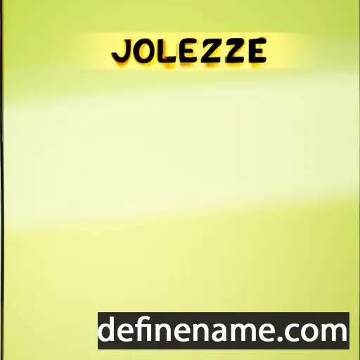 cartoon of the name Jozelle