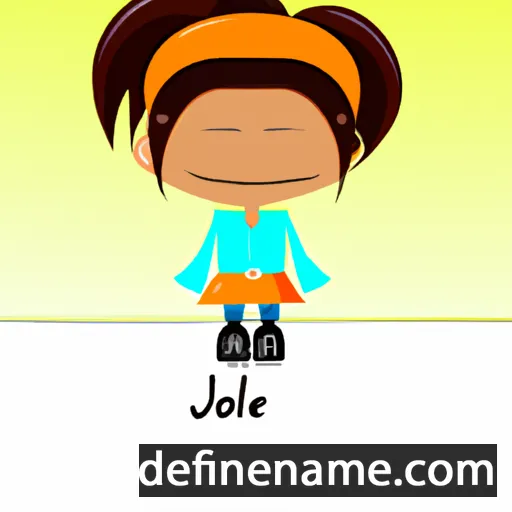 cartoon of the name Jozelle