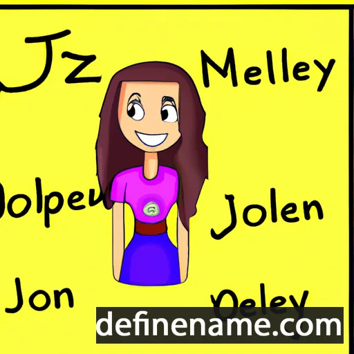 cartoon of the name Jozelyn