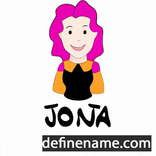 cartoon of the name Jozina