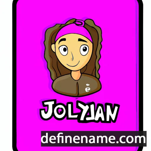 cartoon of the name Jozlyn