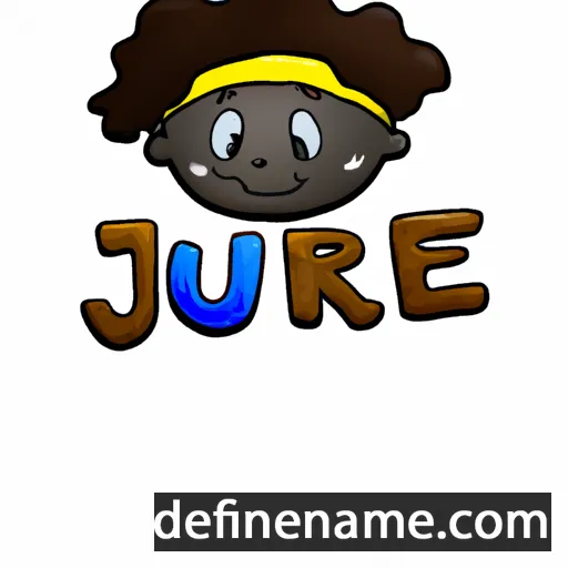 cartoon of the name Jrue