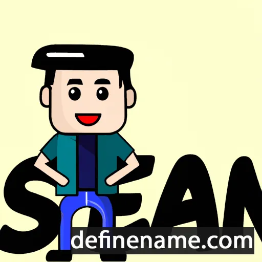 cartoon of the name Jsean