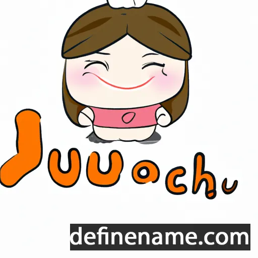 cartoon of the name Ju-chan