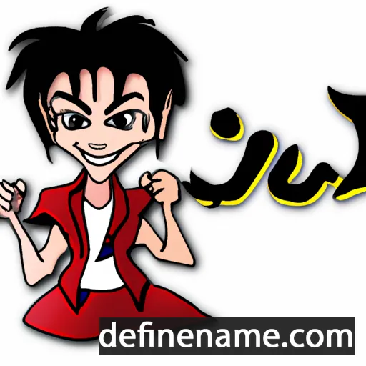 cartoon of the name Ju-ri