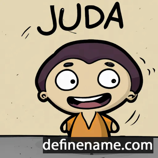 cartoon of the name Júda