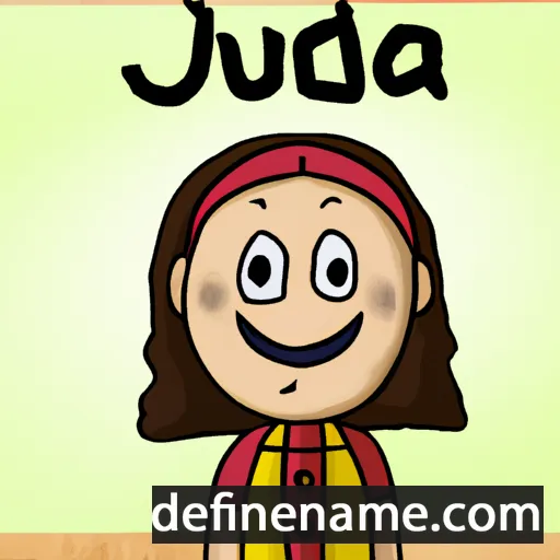 cartoon of the name Júdit